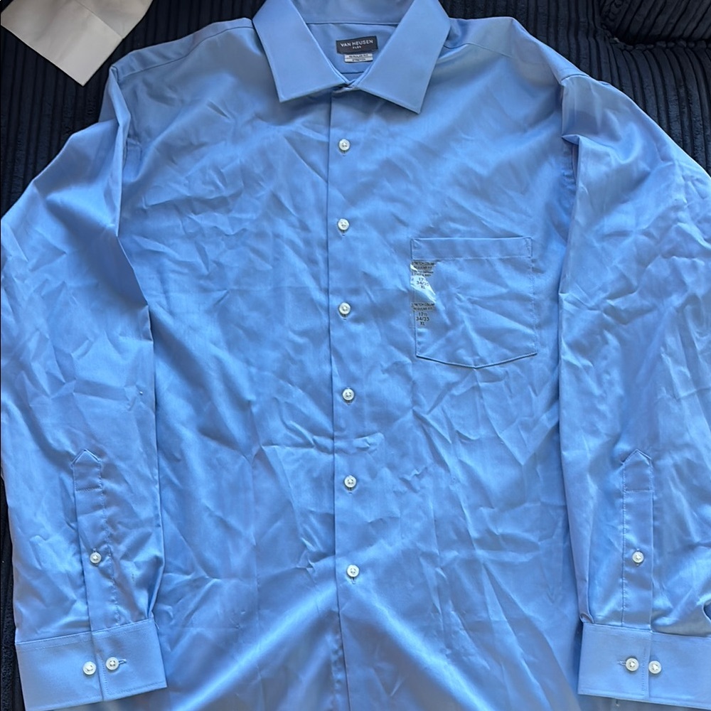 Men's Blue Dress Shirt